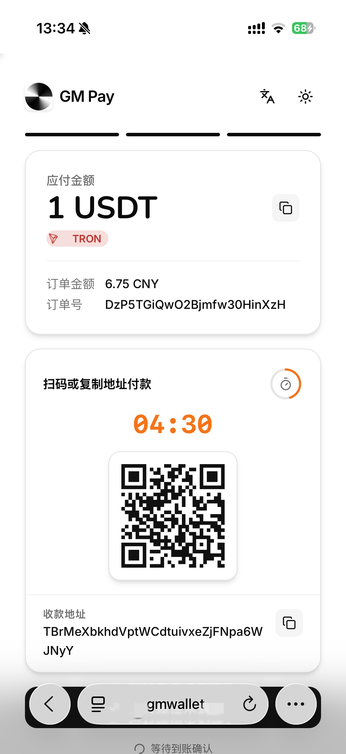 Epusdt 支付页面